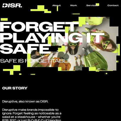 The Disruptive website